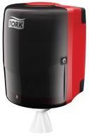 772652 Tork 653008 Dispenser TORK senterrull W2 r&#248;d/sort Tork dispenser for store ruller